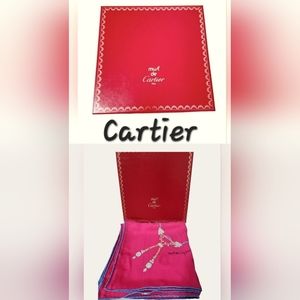 💕Cartier 100% Silk Scarf💕